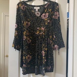 Motherhood Maternity Quarter Sleeve Tunic